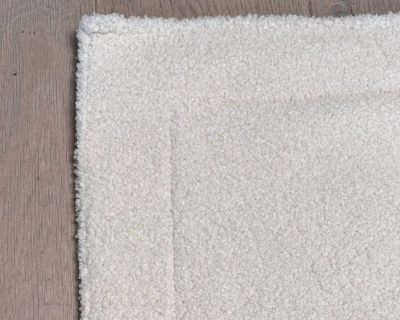 Poufet Cozy Reisedecke – Bouclé | rechteckig | ohne Füllung | Handgemacht in Deutschland