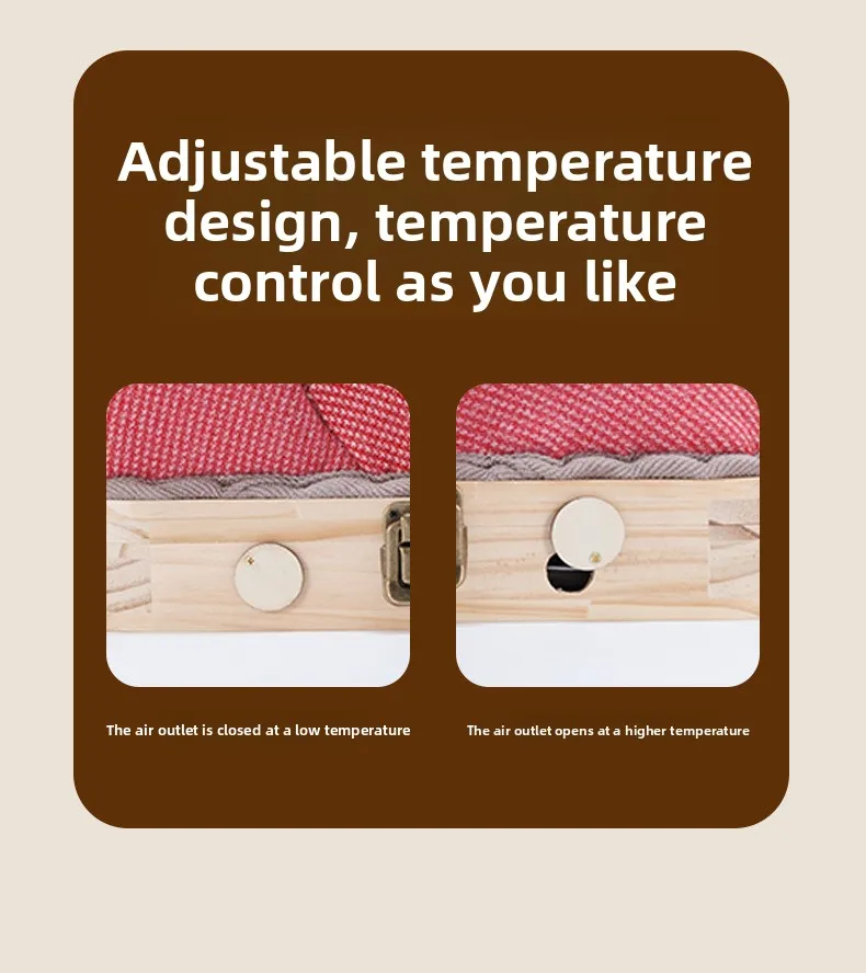 Natural Wood Herbal Heat Circulation Therapy Boots