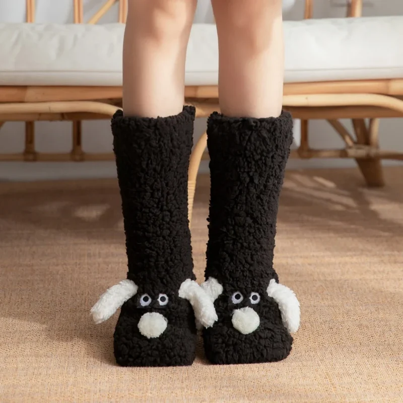 Fluffy Ears Cozy Long Socks