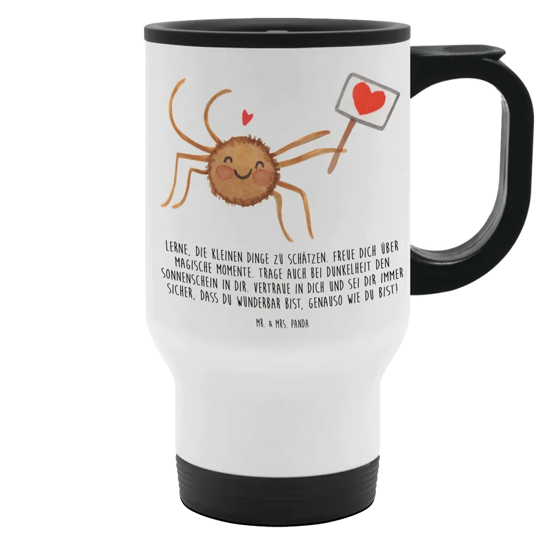 Thermobecher Spinne Agathe Motivation