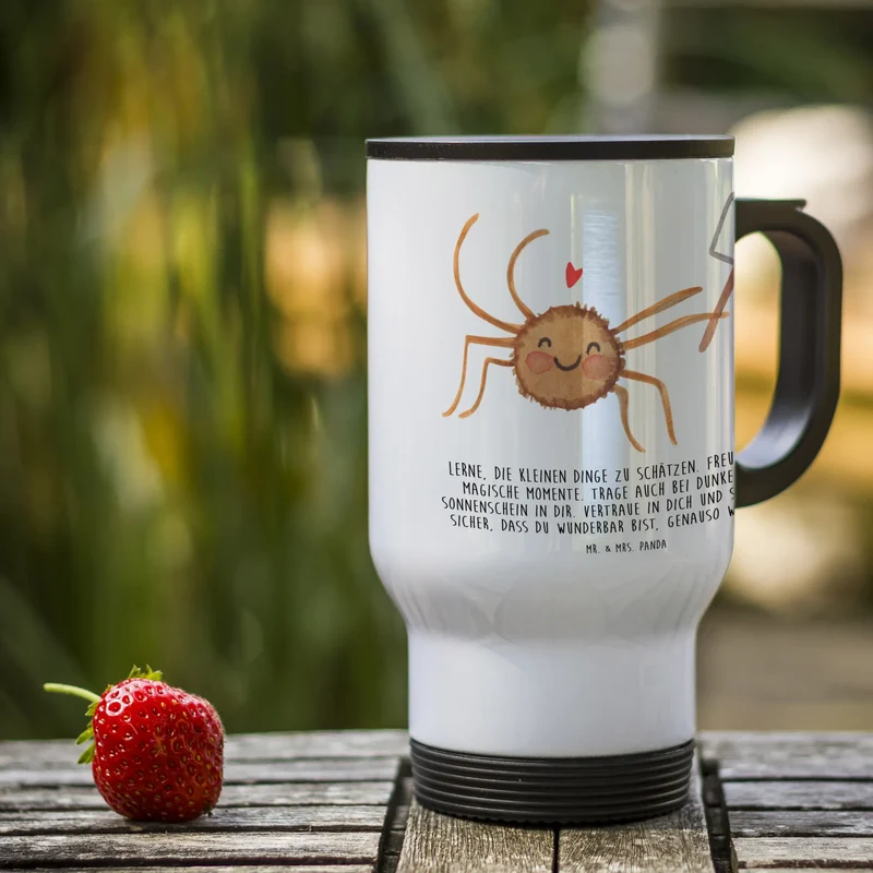 Thermobecher Spinne Agathe Motivation
