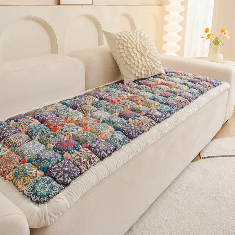 Bohemian Style Cushion Cotton Couch Pad