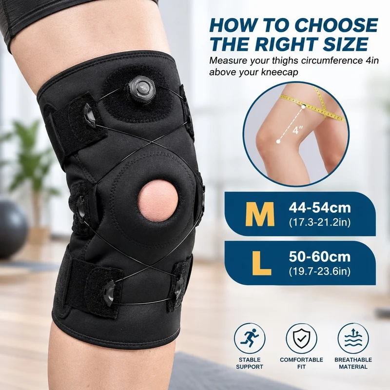 Flex Guard Hinged Adjustable Knee Support Pad