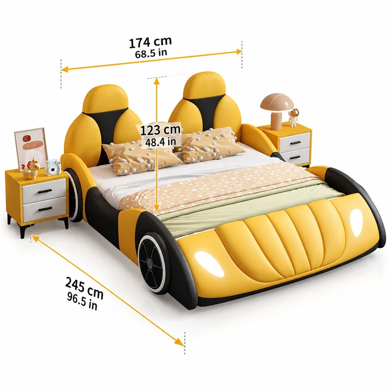 Dream Drive Racer Kids Race Car Bed Frame