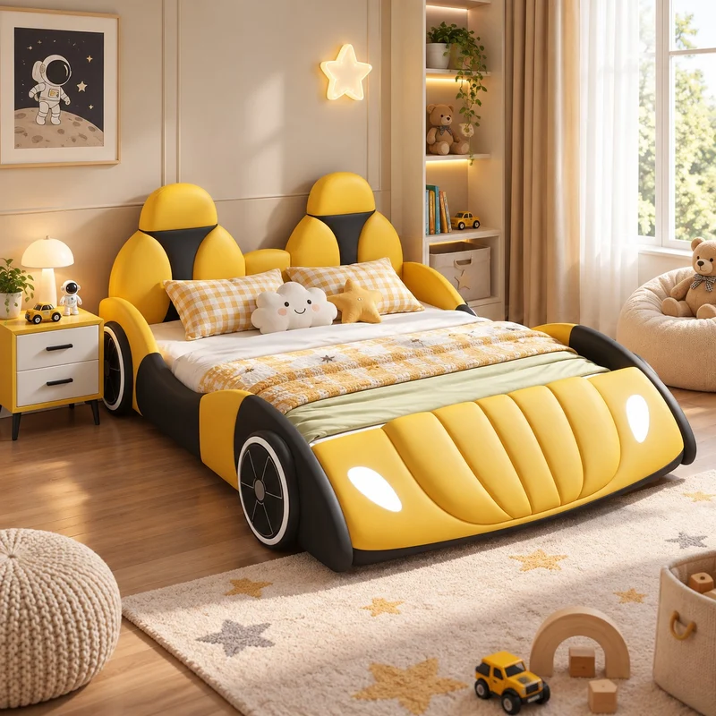 Dream Drive Racer Kids Race Car Bed Frame