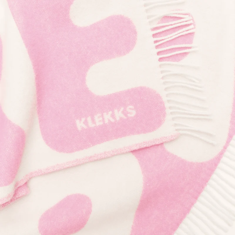KLEKKS NO. 11 Wolldecke • Rosa