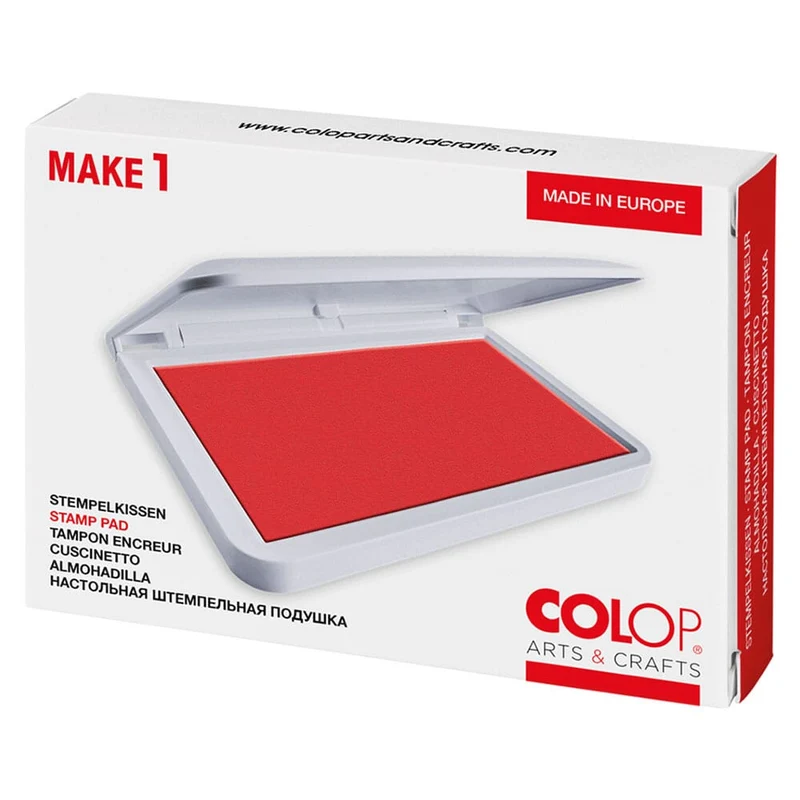 COLOP MAKE Stempelkissen Rot (Brave Red)