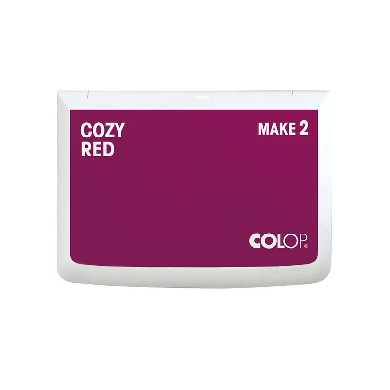 COLOP MAKE Stempelkissen Dunkelrot (Cozy Red)