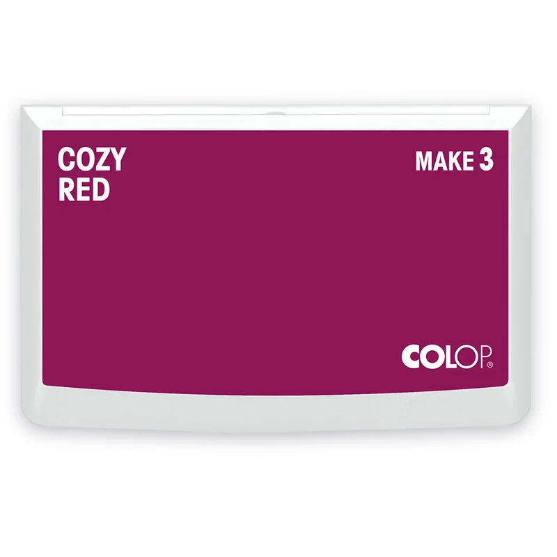 COLOP MAKE Stempelkissen Dunkelrot (Cozy Red)