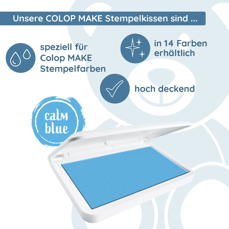COLOP MAKE Stempelkissen Hellblau (Calm Blue)