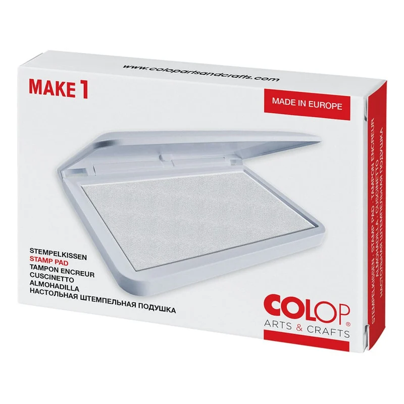 COLOP MAKE Stempelkissen Weiß (Frozen White)