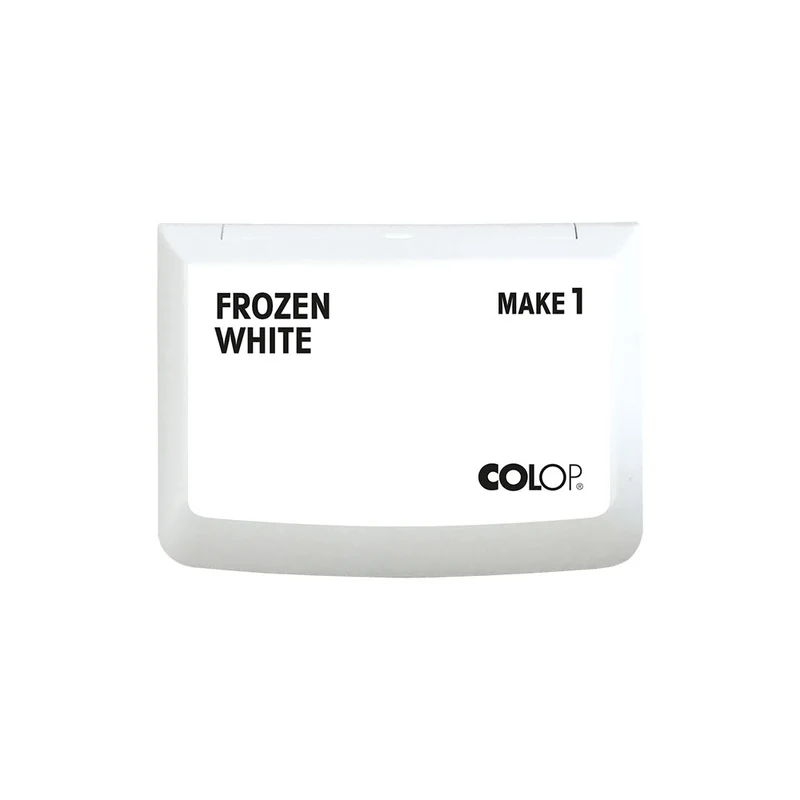 COLOP MAKE Stempelkissen Weiß (Frozen White)