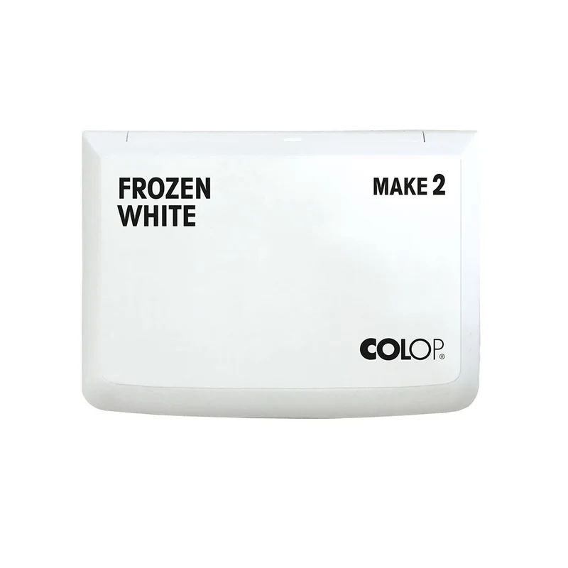 COLOP MAKE Stempelkissen Weiß (Frozen White)