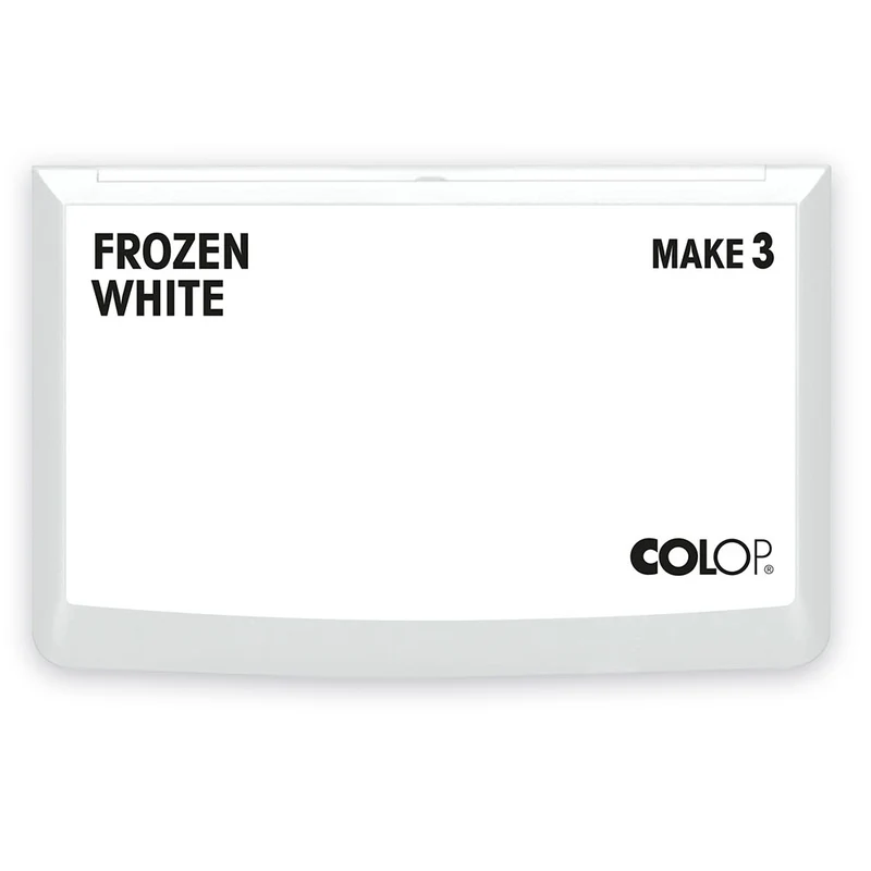 COLOP MAKE Stempelkissen Weiß (Frozen White)