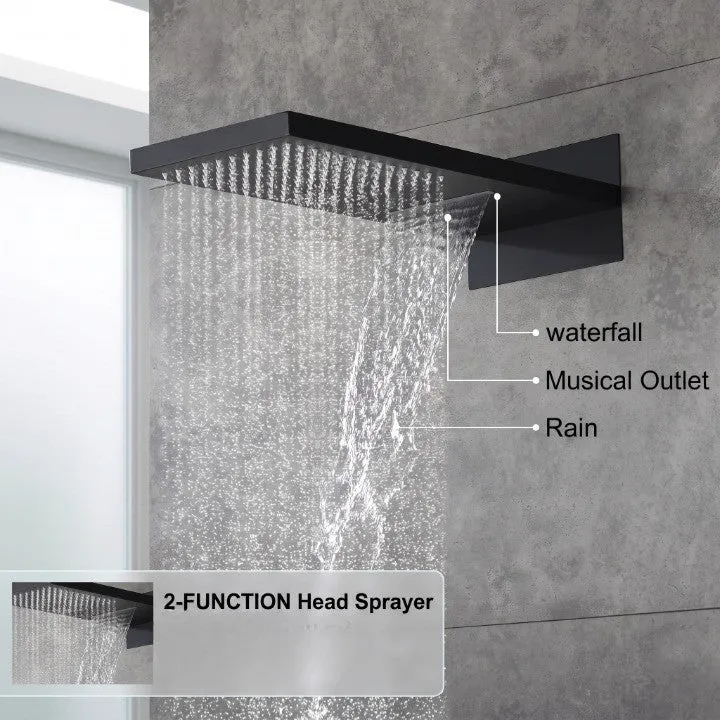 Chromaflow Color-Changing Thermostatic Shower System