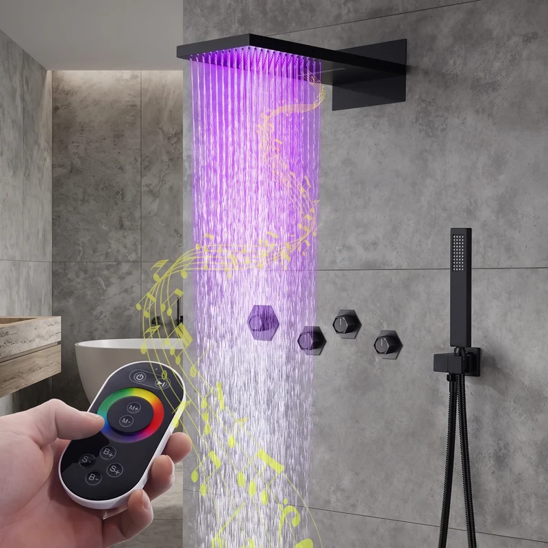 Chromaflow Color-Changing Thermostatic Shower System