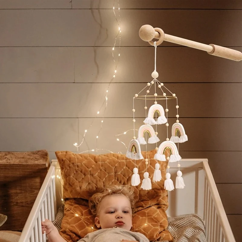 KidzzCamp Holz-Wandhalterung für Baby-Mobiles