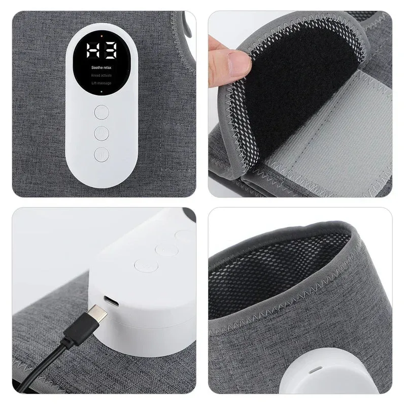 Deep Tissue Infrared Heat Compression Electric Leg Muscle Therapy Massager