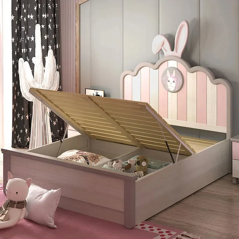 Sleepy Rabbit Wooden Kids Bed