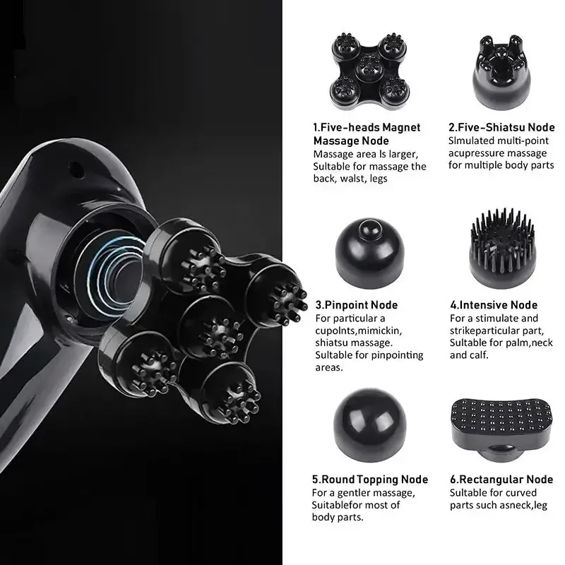 Deep Muscle Relax Rechargeable Hand Held Massager