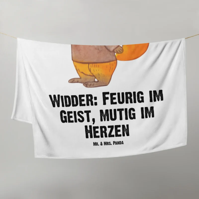 Babydecke Widder Astologie