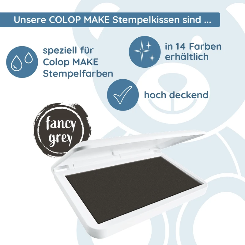 COLOP MAKE Stempelkissen Grau (Fancy Grey)