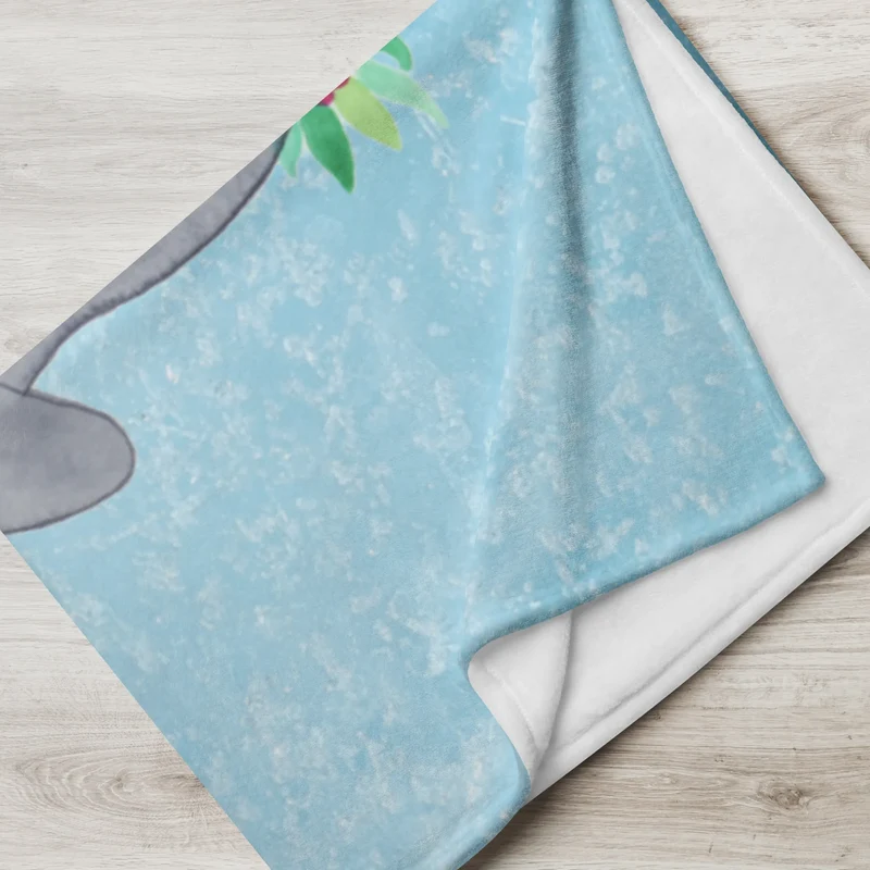 Babydecke Pinguin Kokosnuss