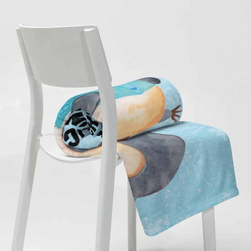 Babydecke Pinguin Buch