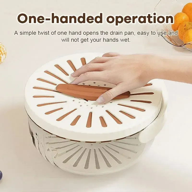 Hold & Pour Kitchen Sink Drain Storage Basket