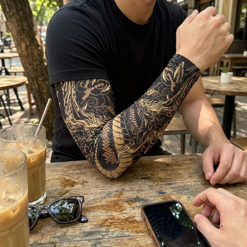 Wild Print Quick-Dry Cooling Arm Sleeves