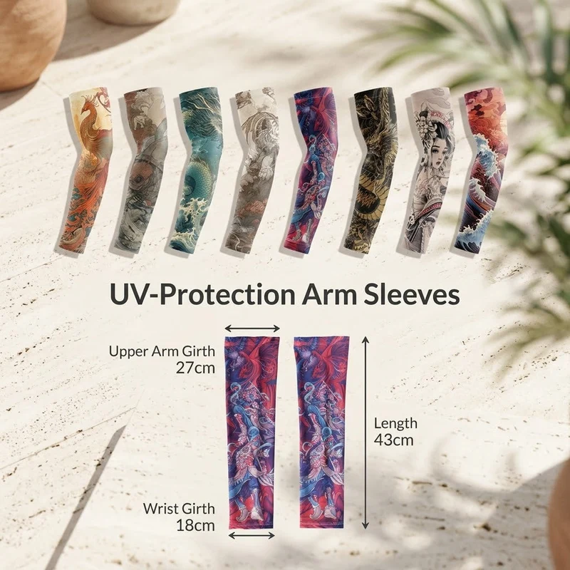 Wild Print Quick-Dry Cooling Arm Sleeves