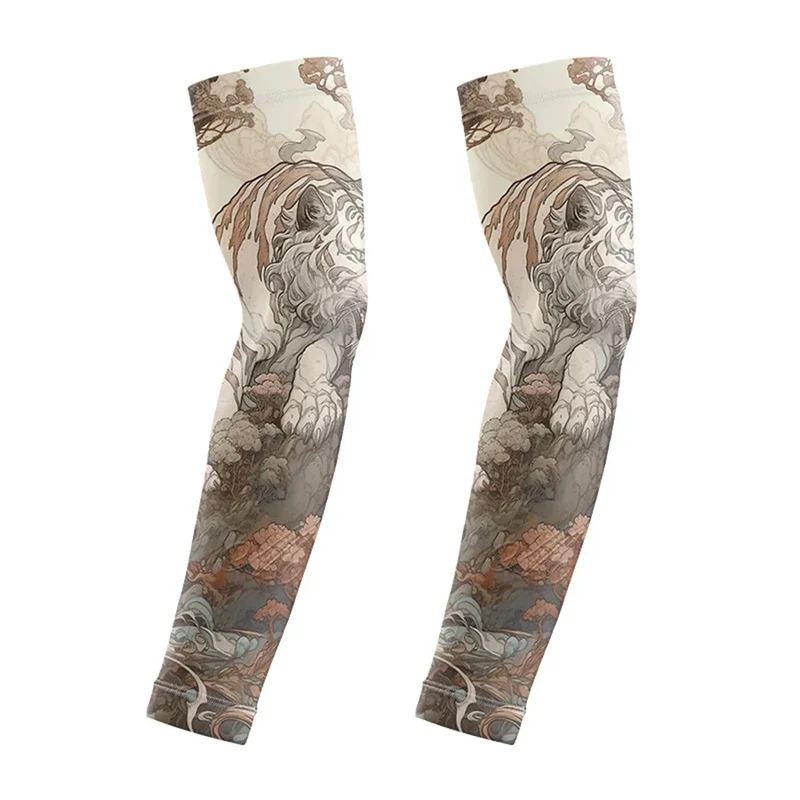 Wild Print Quick-Dry Cooling Arm Sleeves