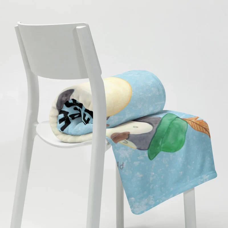 Babydecke Pinguin Bier