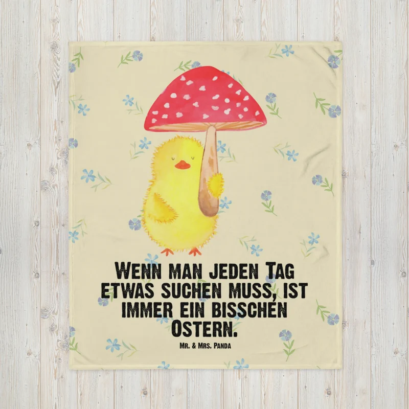 Babydecke Küken Fliegenpilz