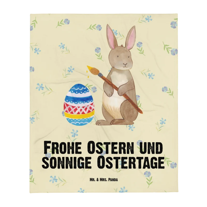 Babydecke Hase Eier Malen