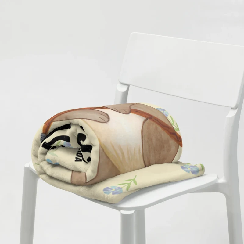 Babydecke Hase Eier Malen