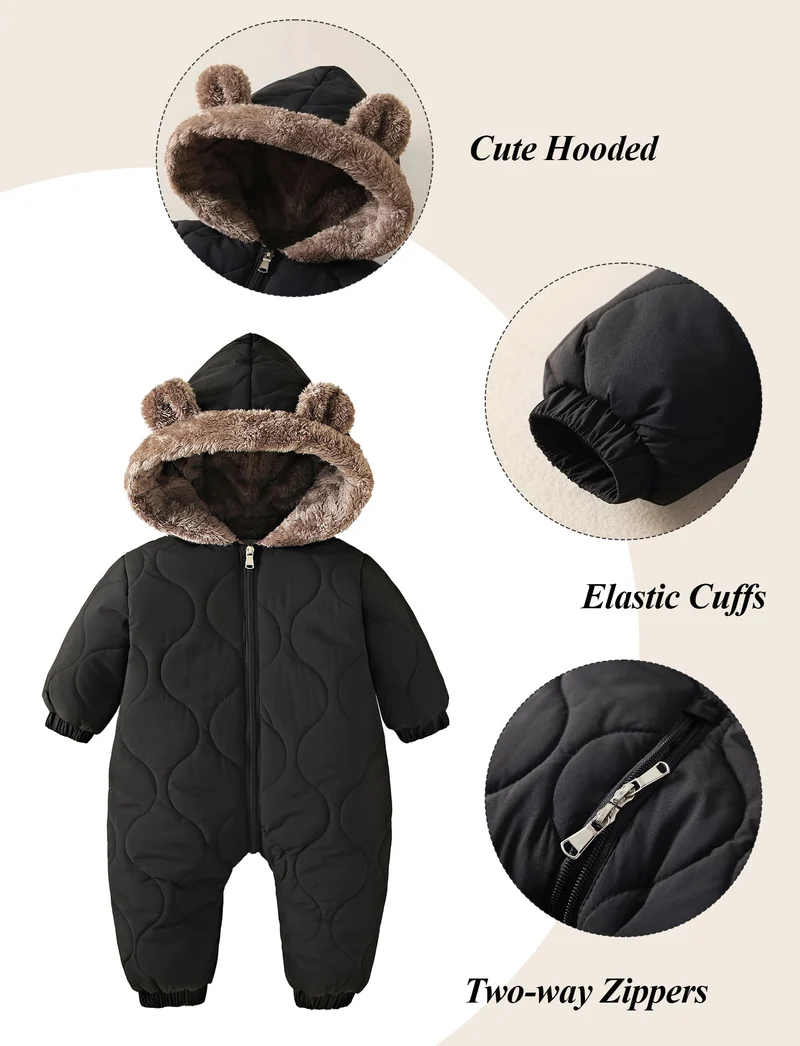 NEAWEALY Baby Winter Overall Schneeanzug