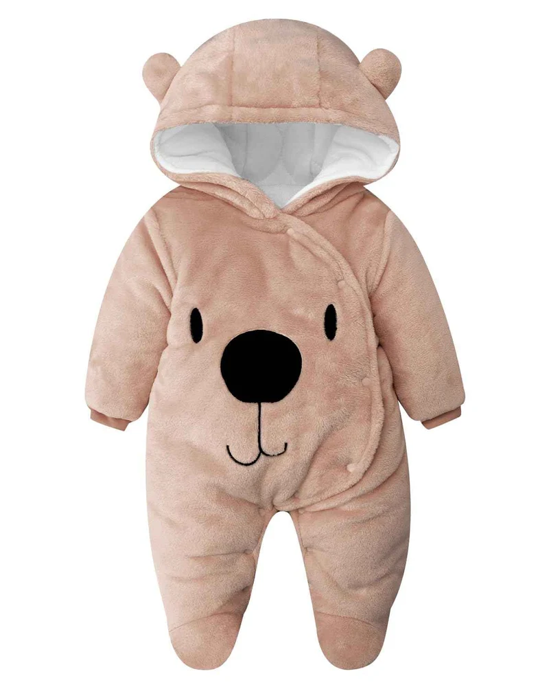 Baby Overall Winter Mit Kapuze Schneeanzug