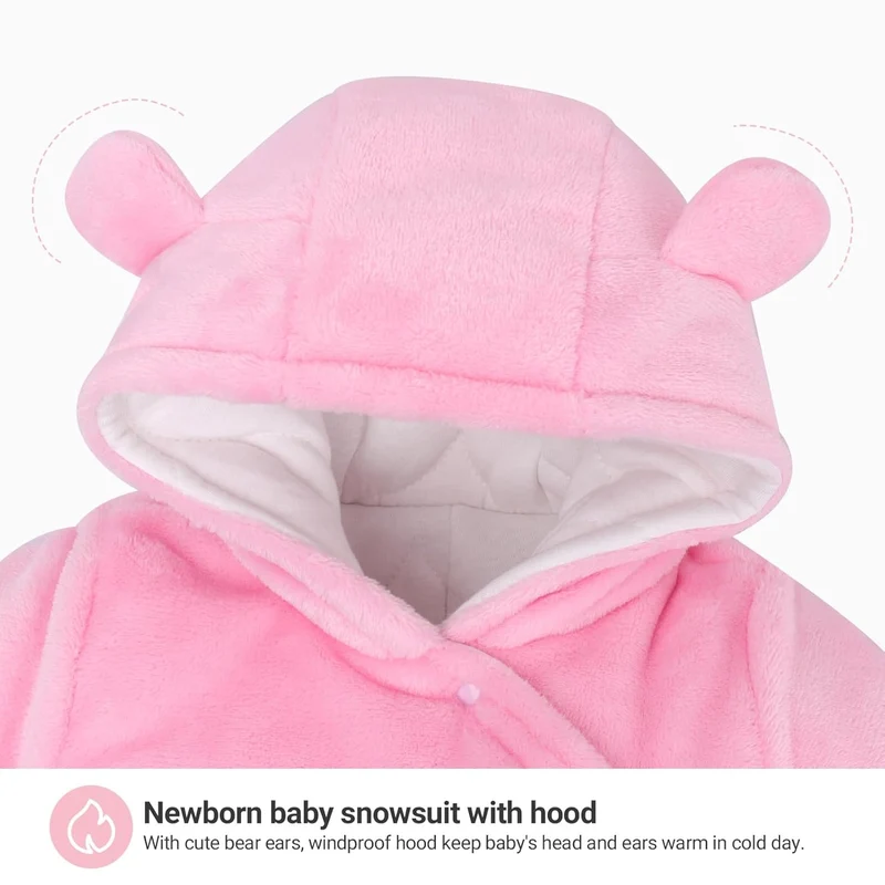 Baby Overall Winter Mit Kapuze Schneeanzug