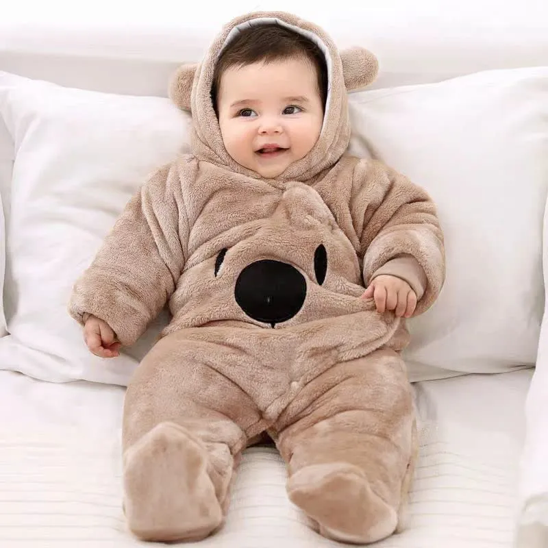 Baby Overall Winter Mit Kapuze Schneeanzug