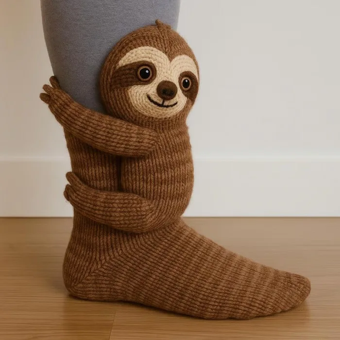 Animal Crew Plush Cozy Socks