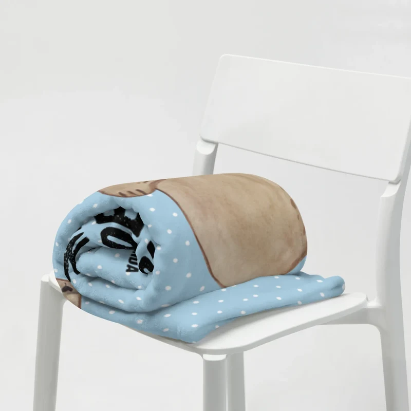 Babydecke Bären mit Hut