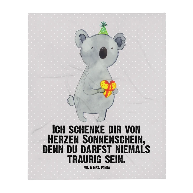 Babydecke Koala Geschenk
