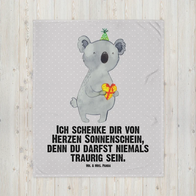Babydecke Koala Geschenk