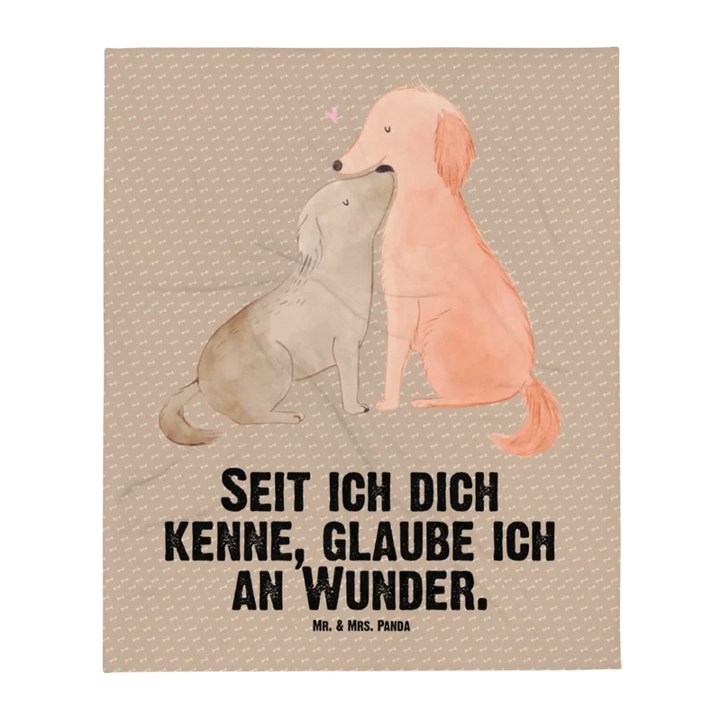 Babydecke Hunde Liebe