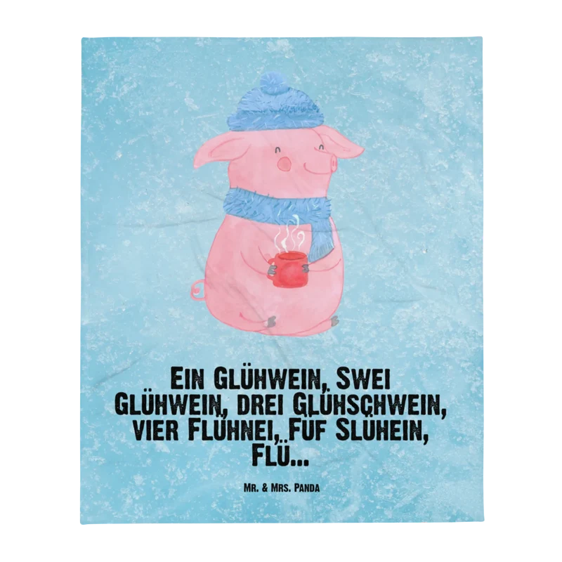 Babydecke Schweinchen Glühwein