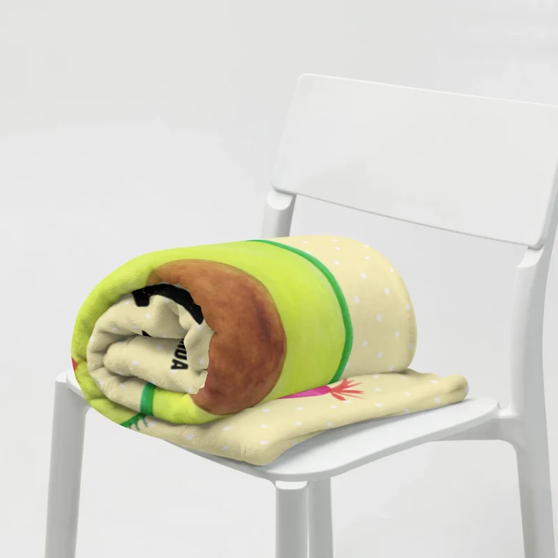 Babydecke Avocado Party Zeit