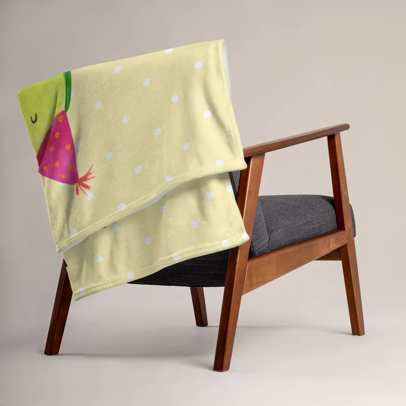 Babydecke Avocado Feier