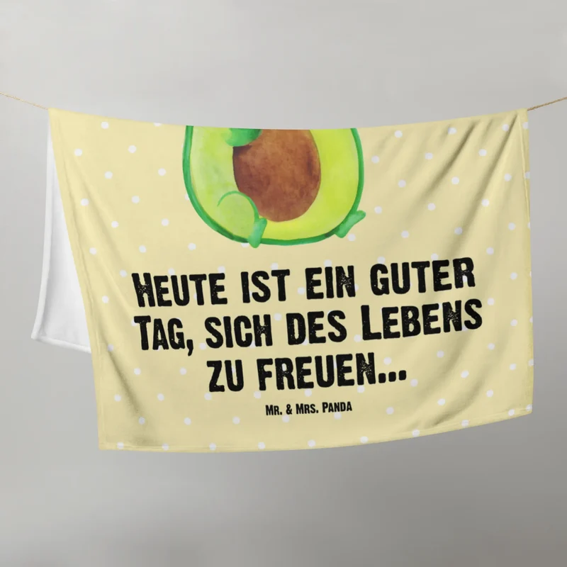 Babydecke Avocado Feier