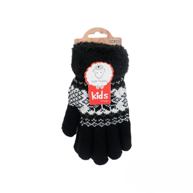 Baby Kinder Winter Handschuhe Strickhandschuhe warm gefüttert